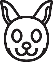 Fl Rabbit Vector Icon Design For