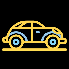 Classic Car Generic Color Outline Icon