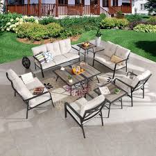 Patio Festival 9 Piece Metal Outdoor