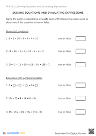 Solving Literal Equations Worksheets