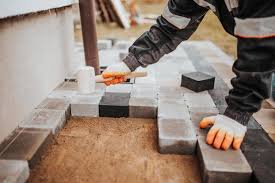 Installing Paving Slabs Cord Trowel