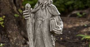 Merlin Statue Stone Garden Statues