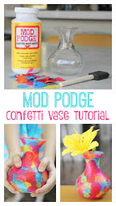 Tissue Paper Vase A Quick And Easy