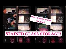 Stained Glass Storage How I Organize
