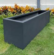 5kg Outdoor Rectangle Grey Fiberglass