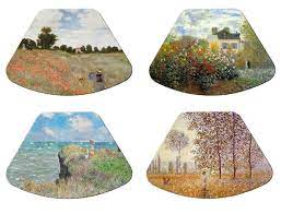 Claude Monet Wedge Placemat For Round