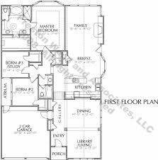 New One Story Family Home Plans Single