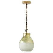 Cream Ombre Mercury Glass Bell Shade