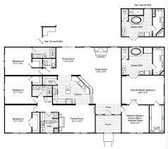 Five Bedroom Ranch Modular House Plan