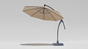 Cantilever Patio Umbrella 3d Model