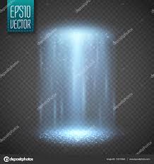 ufo light beam isolated on transparnt