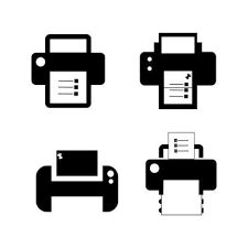 Printer Icon Vector Design Template