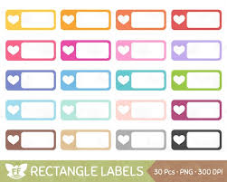 Rounded Rectangle Label Clipart Frame