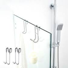 Towel Hanger Glass Door Bathroom Hooks