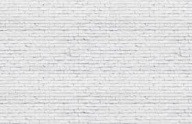 Clean White Brick Wallpaper Mural Hovia