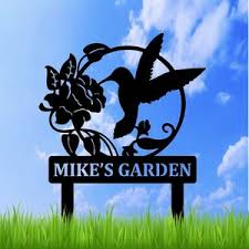Personalized Garden Sign Canada