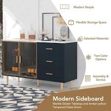 Sideboard Marble Sticker Tabletop