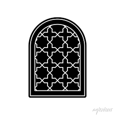 Window Frame Arabic Icon Element Of