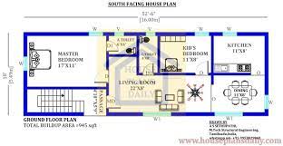 South Facing House Plan With Vastu