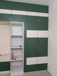 White And Dark Green Modular Wooden