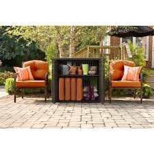 Rubbermaid Patio Chic 123 Gal Resin