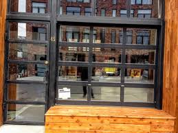 Glass Garage Door For Freehold Coffee