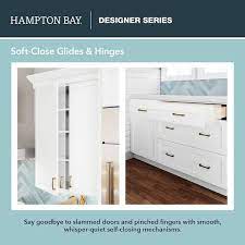 Hampton Bay Designer Series Soleste Assembled 30x42x12 In Wall Kitchen Cabinet In Spice