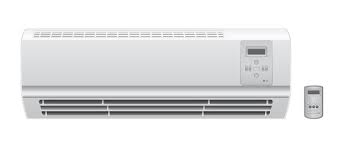 Conditioner Aircon With Remote Vector Icon