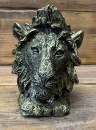 Buy Stone Garden Detailed Lion Head