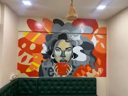 Cafe Wall Art At Rs 220 Square Feet
