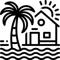 Beach House Icons Free Svg Png