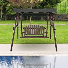 Wooden Garden Swing Bench Chair