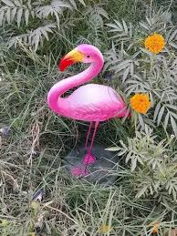 Pink Flamingo For Garden Decor