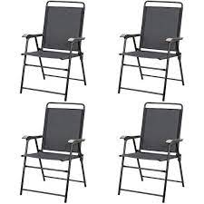 Gymax Set Of 4 Folding Patio Chair