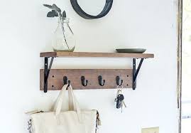 Diy Entryway Shelf With Hooks