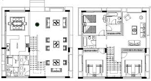 Paying Guest House Plan Autocad File