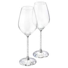 Crystalline Wine Glasses Set Of 2