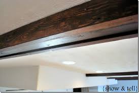 beautiful faux wood beams for your