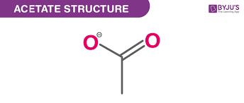 Acetate C2h3o2 Structure