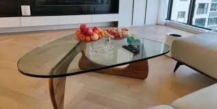 Triangle Glass Coffee Table Size S L91