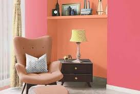 Peach Colour Paint Combination