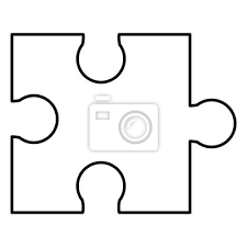 Puzzle Game Piece Icon Vector
