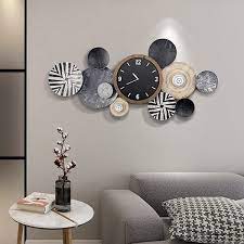 Modern Multi Round Mute Wall Clock