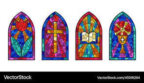Church Glass Windows Stained Mosaic