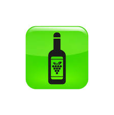 Wine Bottle Isolated Vector Art Png