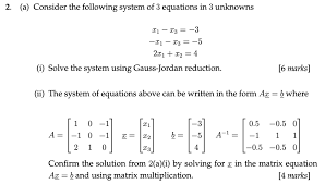 System Of 3 Equations In 3 Unknowns