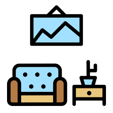 Living Room Generic Outline Color Icon