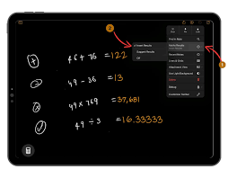 Math Notes On Ipad Calculator App
