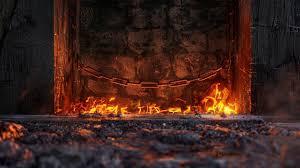 A Photo Of A Fireplace Damper Premium