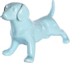 Blue Beagle Dog Statue For Garden